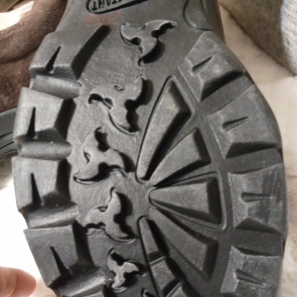 Duluth trading co. Men's brown Suede Slip on leather uppers Hiking walking shoes - Picture 5 of 11